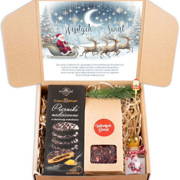 Upominek od firmy dla pracownika specjalny świąteczny zestaw