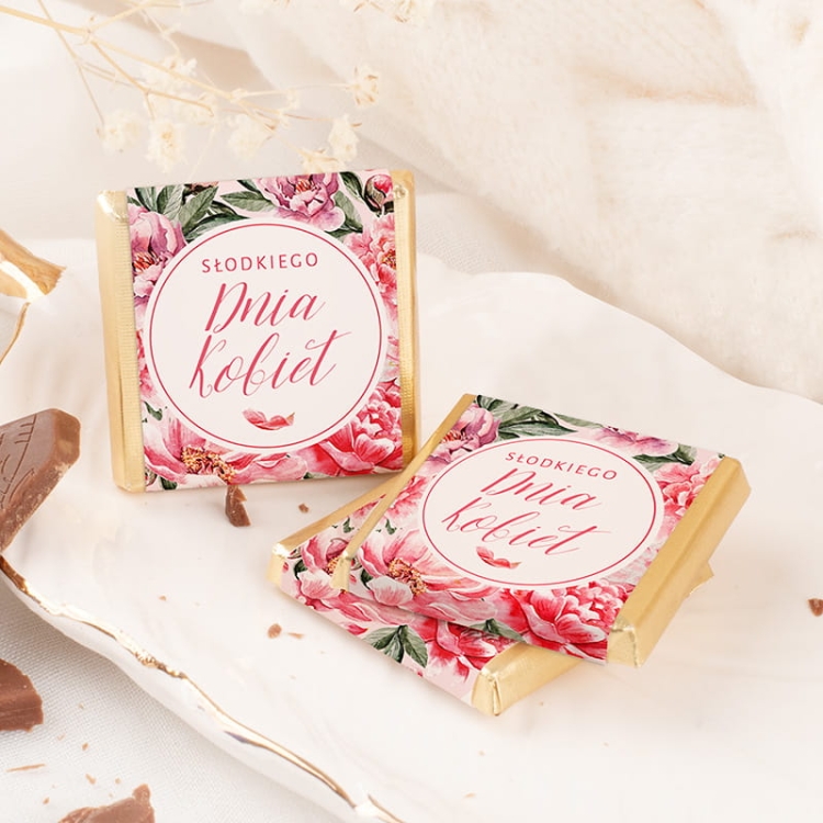 Słodki upominek dla kobiety z okazji Dnia Kobiet.