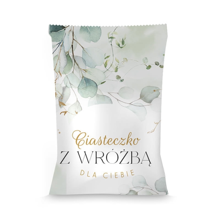 Ciasteczka z wróżbą na podziękowanie dla gości.