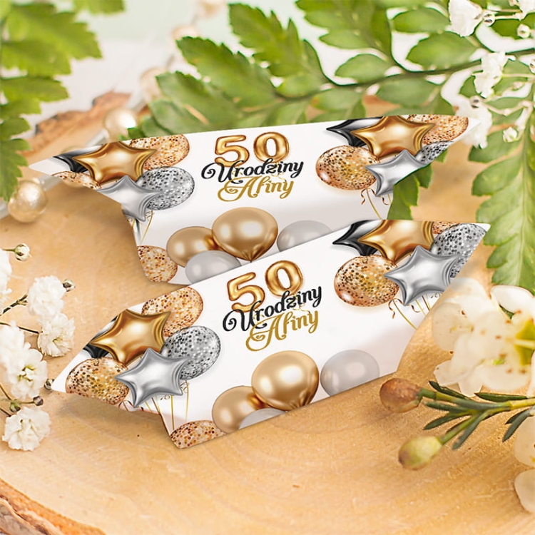 Krówki z imieniem na urodziny.