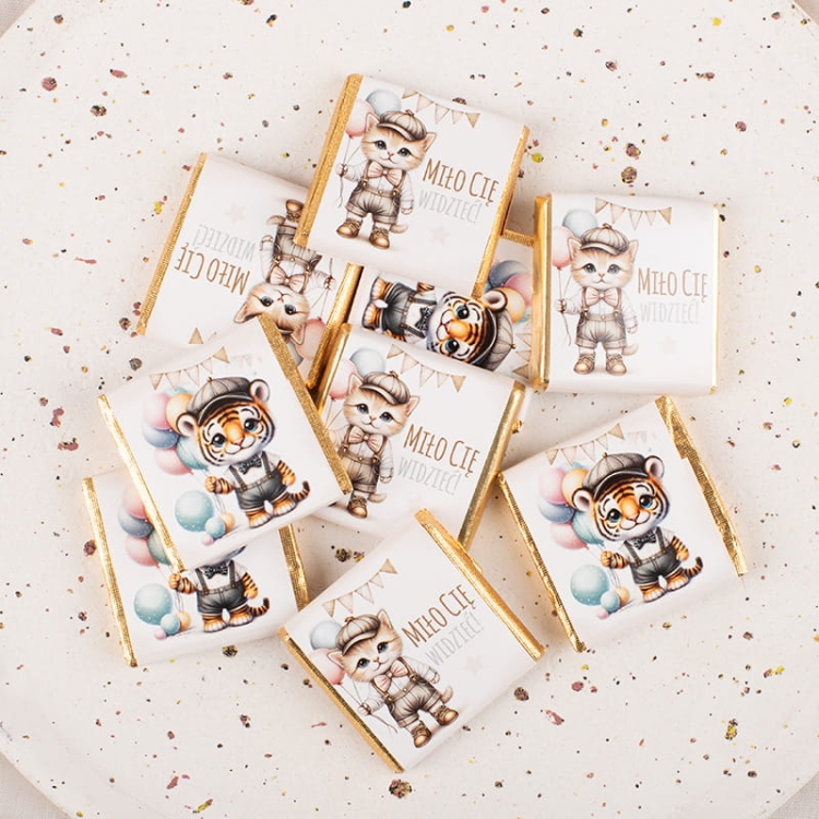 CZEKOLADKI  Na Urodzinki Dziecka 100szt