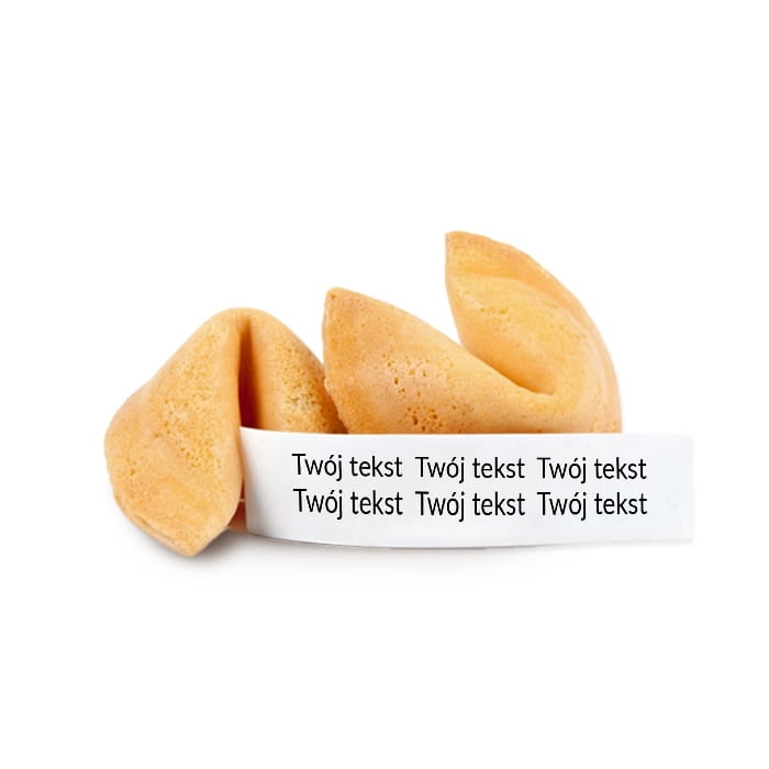 ciasteczka z własnym tekstem