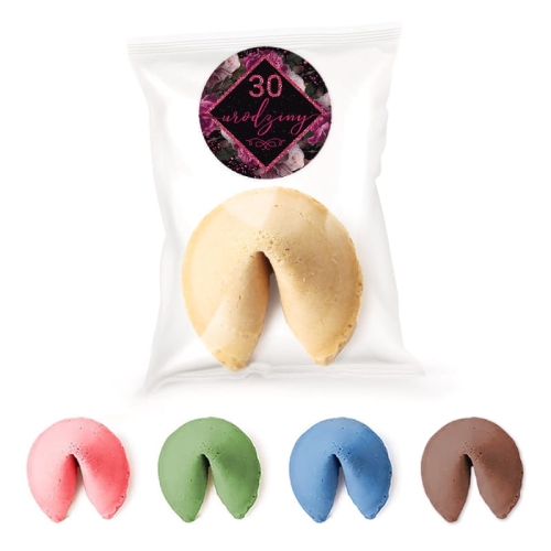 Ciasteczka z wróżbą dla gości z okazji urodzin.