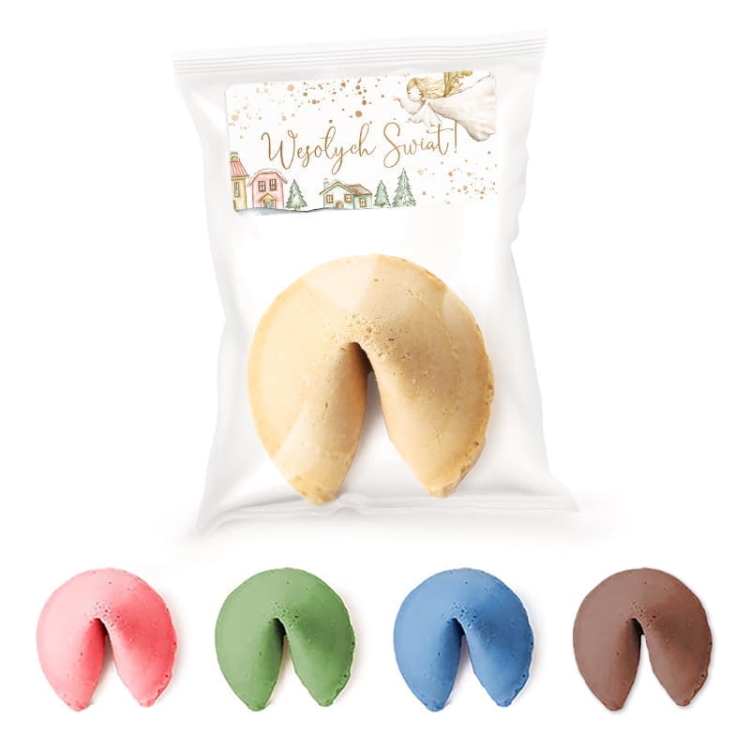 Ciasteczka z wróżbą na słodki prezent świąteczny.