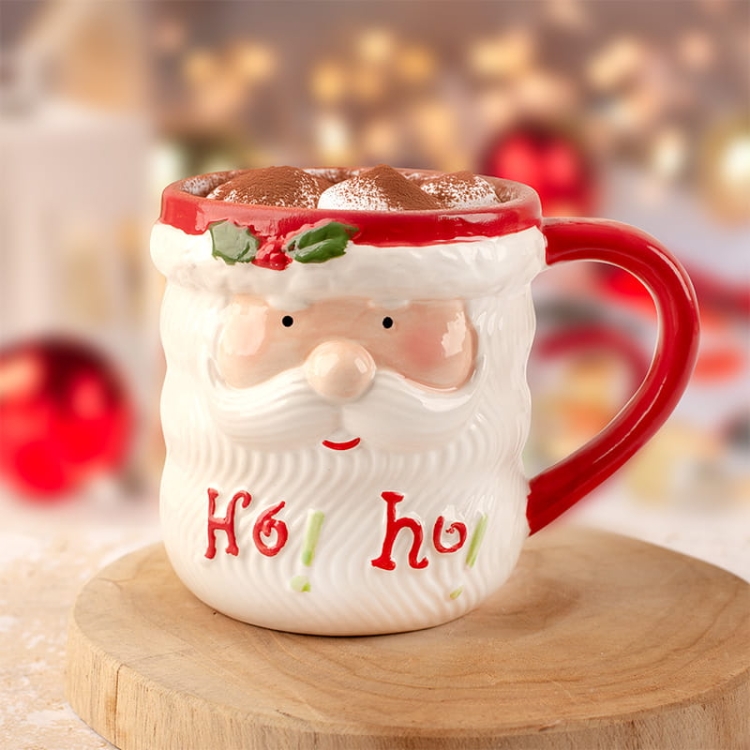 swiateczny kubek z mikolajem