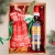 Zestaw świąteczny z grzańcem i krówkami w woreczku.