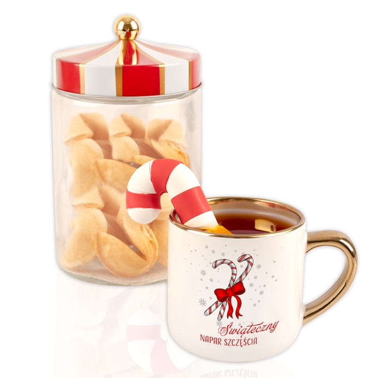 Zestaw upominków świątecznych.