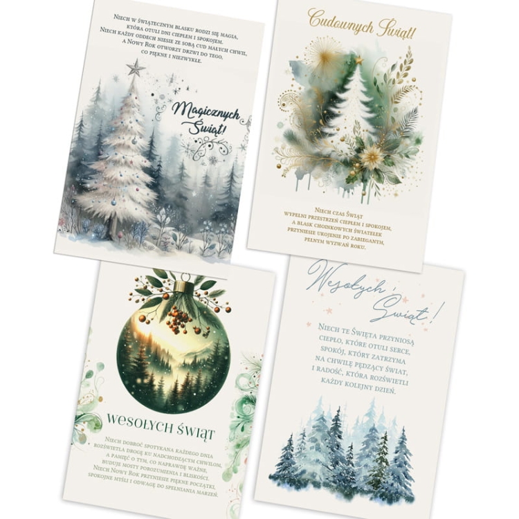 Opłatki świąteczne na Boże Narodzenie