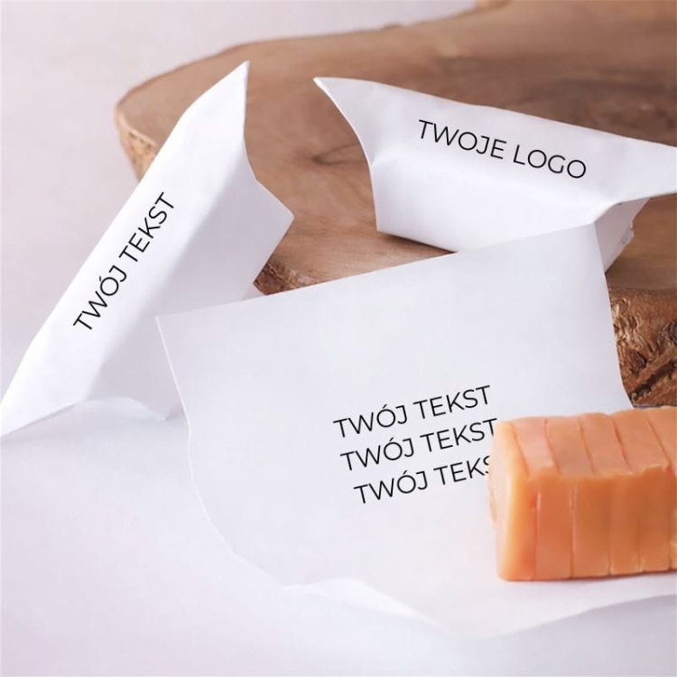Krówki reklamowe z Twoim logo tekstem.