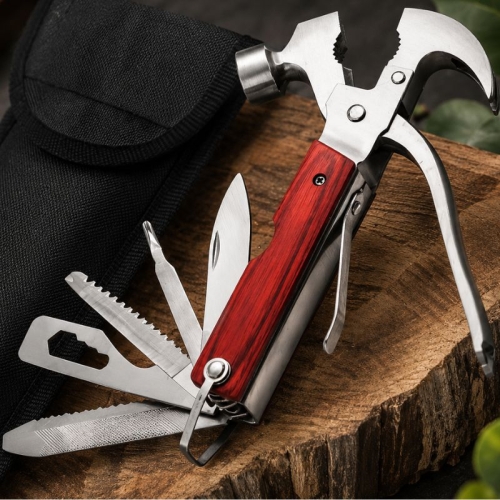 Narzędzie multitool z logo firmy. Gadżet promocyjny.