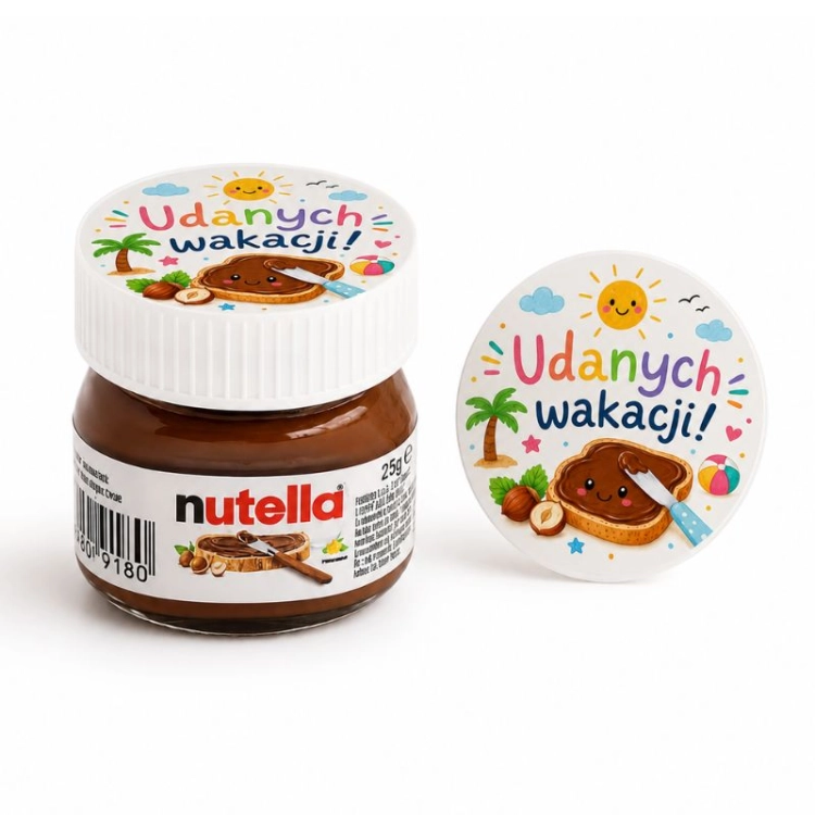 Nutella upominek dla dziecka Udanych Wakacji to słodki prezent na zakończenie roku szkolnego.
