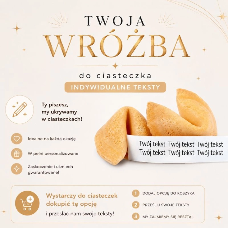 Usługa Twoja wróżba indywidualna w ciasteczkach.