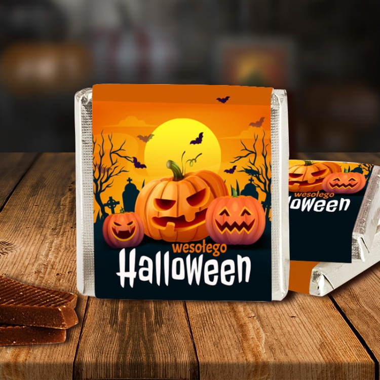 Czekoladka mleczna na Halloween.