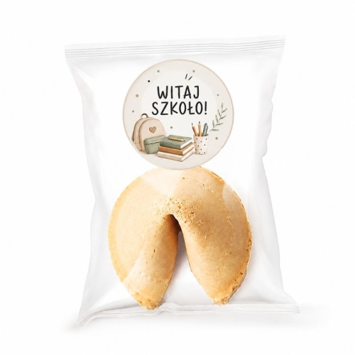 Ciasteczko z wróżbą na rozpoczęcie roku szkolnego.