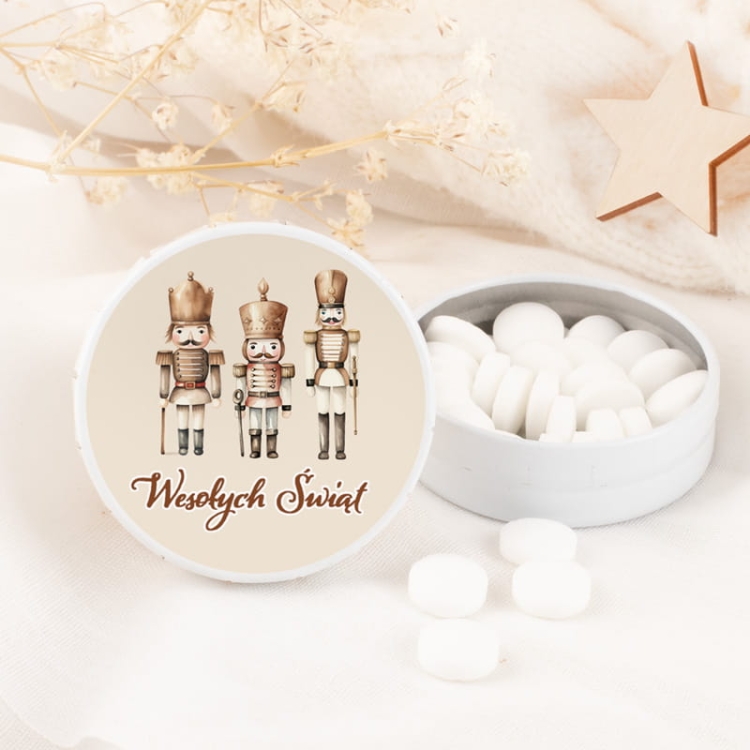 Miętówki świąteczne na upominek z okazji Bożego Narodzenia.