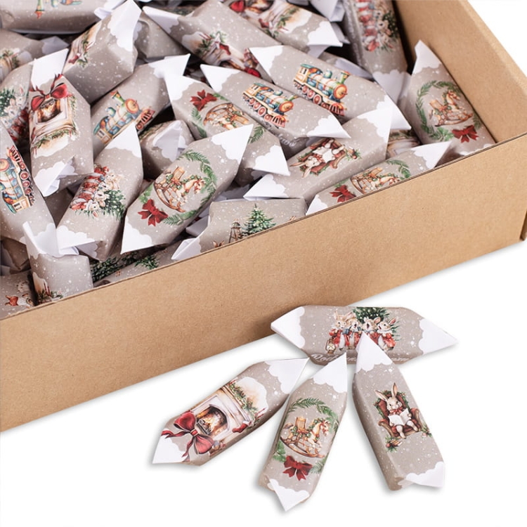 Krówki świąteczne w pudełku. Gotowy prezent na Święta.