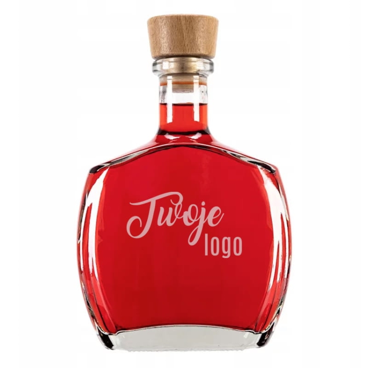 Karafka z logo firmy. Oryginalny gadżet reklamowy.