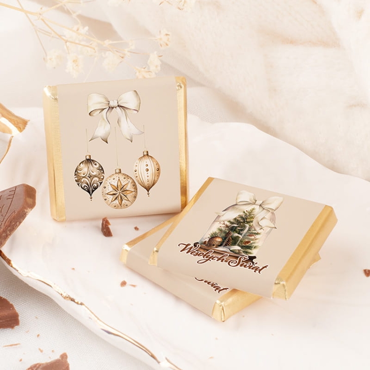 Czekoladki na święta. Poczęstunek na święta.